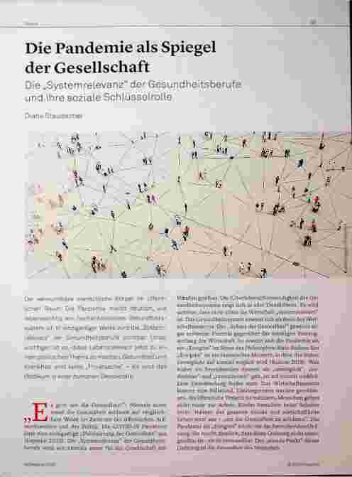 Vorschauseite 1: Die Pandemie als Spiegel der Gesellschaft