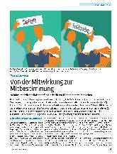 Vorschauseite 1: Von der Mitwirkung zur Mitbestimmung