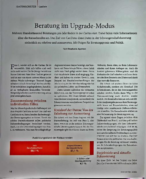Vorschauseite 1: Beratung im Upgrade-Modus