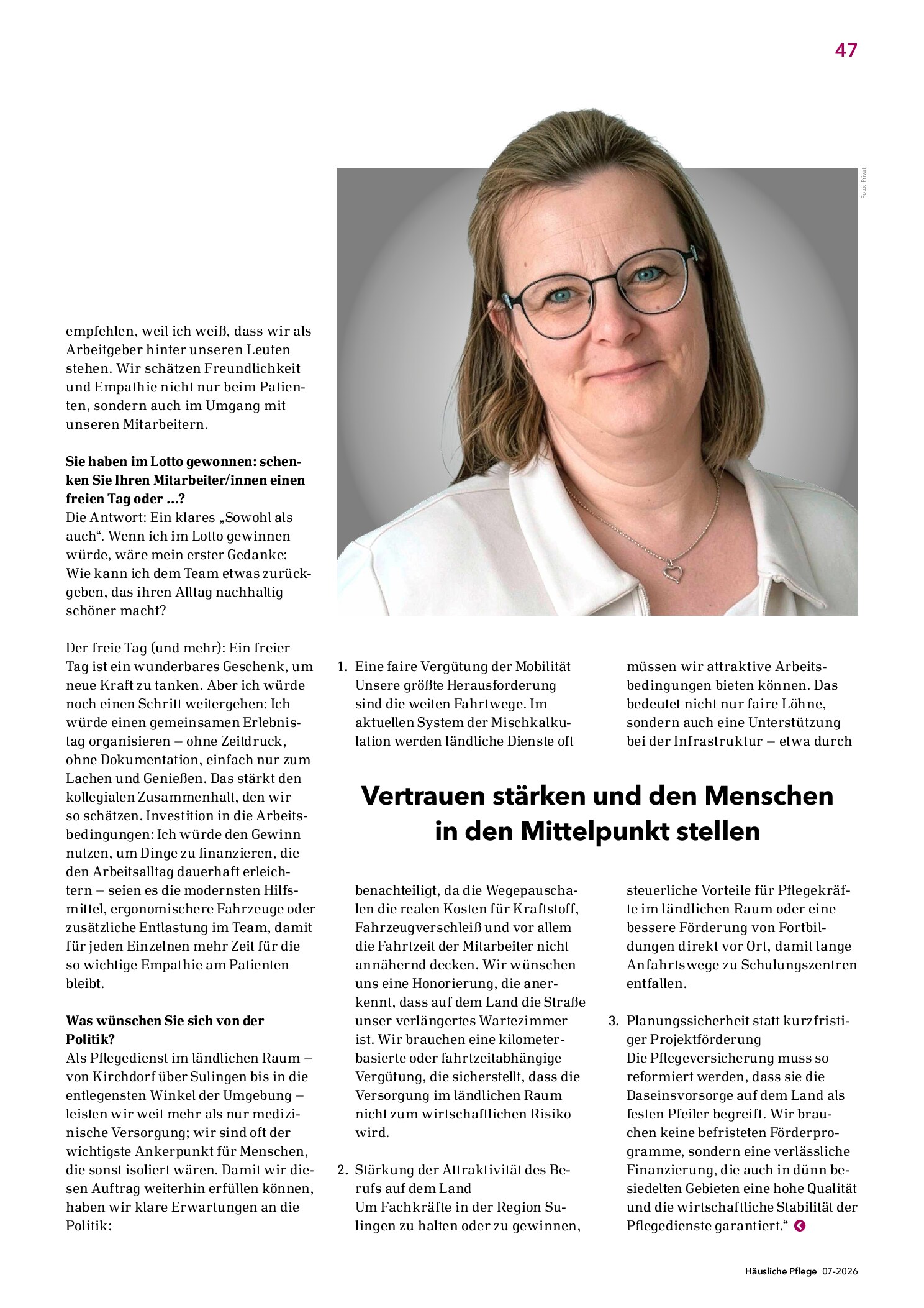 Vorschauseite 2: Mit Herz und Kompetenz