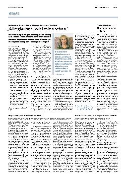 Vorschauseite 1: Alle glauben, wir testen schon.