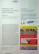 Vorschauseite 1: FREIBERUFLICHE HEBAMMENLEISTUNGEN HABEN VORRANG