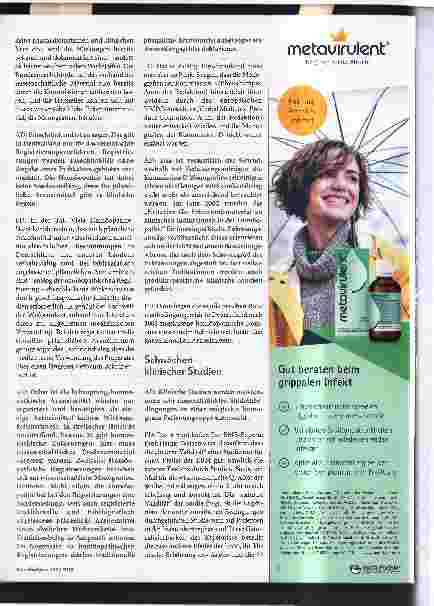 Vorschauseite 3: Die Homöopathie auf dem Prüfstand Wissenschaftliche Evidenz - zeitgemäß oder unreflektierter Kampfbegriff? Teil 1