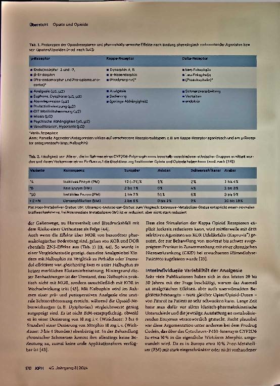 Vorschauseite 2: Opioide und Opioide: Eine Wirkstoffklasse mit vielen klinisch-pharmazeutischen Herausforderungen