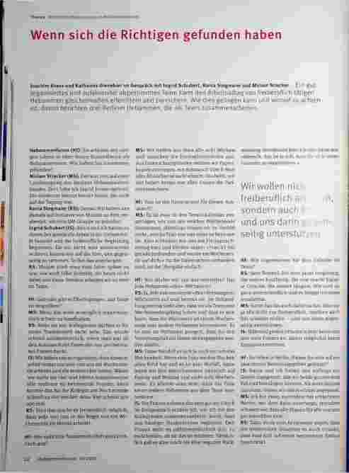 Vorschauseite 1: Wenn sich die Richtigen gefunden haben.
