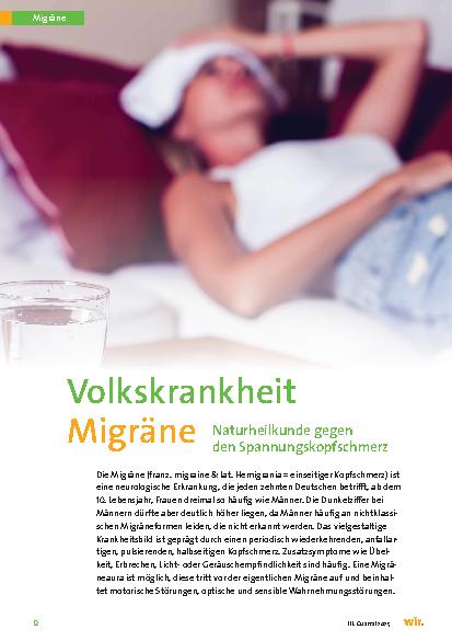 Vorschauseite 1: Volkskrankheit Migräne