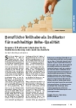 Vorschauseite 1: Berufliche Teilhabe als Indikator für nachhaltige Reha-Qualität