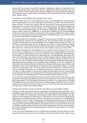 Vorschauseite 3: Freuen oder Trauern? Das Erleben der Trauerbegleitung auf der Neonatologischen Intensivstation aus Perspektive betroffener Zwillingseltern