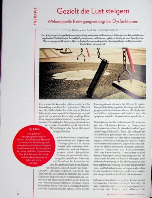 Vorschauseite 1: Gezielt die Lust steigern Wirkungsvolle Bewegungssettings bei Dysfunktionen