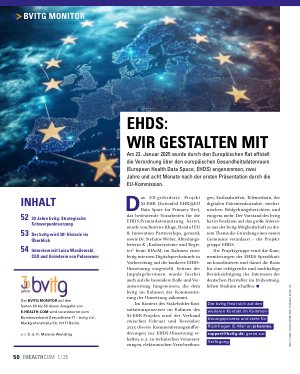 Vorschauseite 1: EHDS: wir gestalten mit