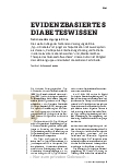 Vorschauseite 2: Evidenzbasiertes Diabeteswissen