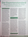 Vorschauseite 1: Der Expertenstandard „Beziehungsgestaltung in der Pflege von Menschen mit Demenz"