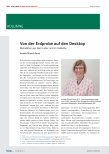 Vorschauseite 1: Von der Erdprobe auf den Desktop: Metadaten aus dem Labor und im Gelände