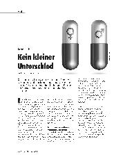 Vorschauseite 1: Arzneimittel: Kein kleiner Unterschied