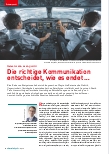Vorschauseite 1: Die richtige Kommunikation entscheidet, wie es endet ...