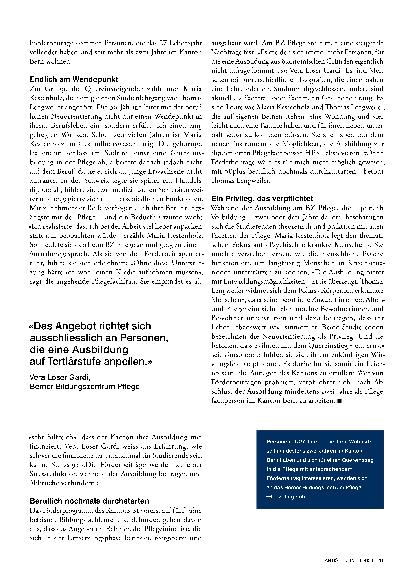 Vorschauseite 2: Reif für den Quereinstieg