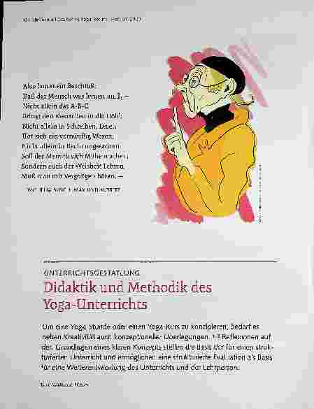 Vorschauseite 1: UNTERRICHTSGESTALTUNG Didaktik und Methodik des Yoga-Unterrichts