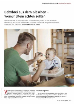 Vorschauseite 1: Babybrei aus dem Gläschen - Worauf Eltern achten sollten
