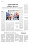 Vorschauseite 1: Die Internetaffinität im Pflegealter steigt.