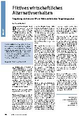 Vorschauseite 1: Fiktives wirtschaftliches Alternativverhalten