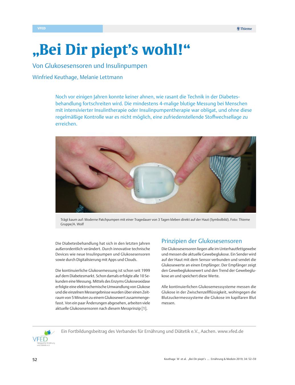 Vorschauseite 1: „Bei Dir pieptʼs wohl!“