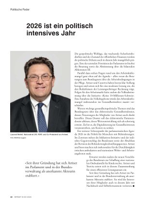 Vorschauseite 1: 2026 ist ein politisch intensives Jahr