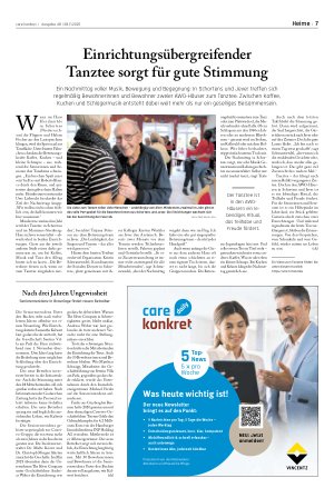 Vorschauseite 1: Einrichtungsübergreifender Tanztee sorgt für gute Stimmung