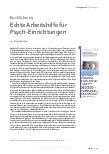 Vorschauseite 1: Buchführung: Echte Arbeitshilfe für Psych-Einrichtungen