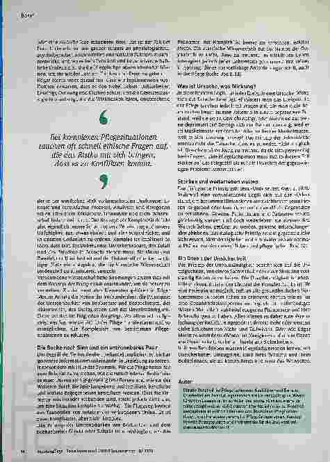 Vorschauseite 3: Was heißt Komplexität in der Pflege? Komplex oder nur kompliziert?