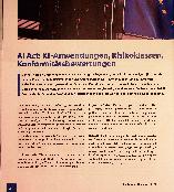 Vorschauseite 1: AI Act: KI-Anwendungen, Risikoklassen, Konformitätsbewertungen