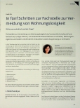 Vorschauseite 1: In fünf Schritten zur Fachstelle zur Vermeidung von Wohnungslosigkeit