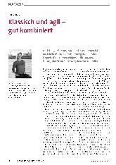 Vorschauseite 1: Klassisch und agil - gut kombiniert