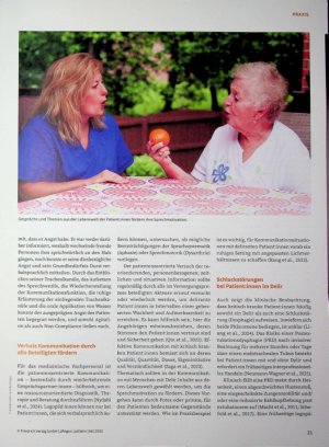 Vorschauseite 2: Kommunikation und Schlucken bei Delir Frühe logopädische Unterstützung bei deliranten Patientinnen