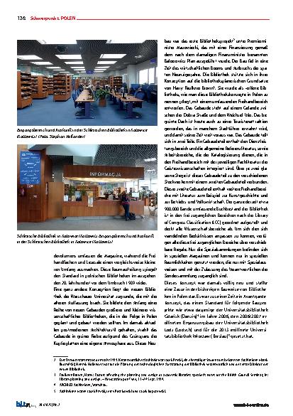 Vorschauseite 2: Der Umbruch und Aufbruch zu zeitgemäßen Bibliotheken – Teil 2 – Der Umbruch nach den freien Wahlen 1989 in Polen