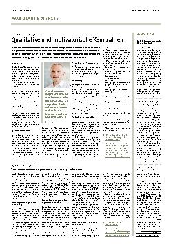 Vorschauseite 1: Qualitative und motivatorische Kennzahlen