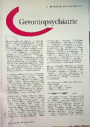 Vorschauseite 2: Gerontopsychiatrie