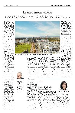Vorschauseite 1: Es wird finanziell eng.