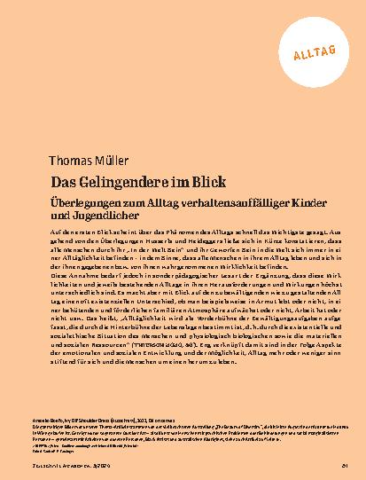 Vorschauseite 2: Das Gelingende im Blick
