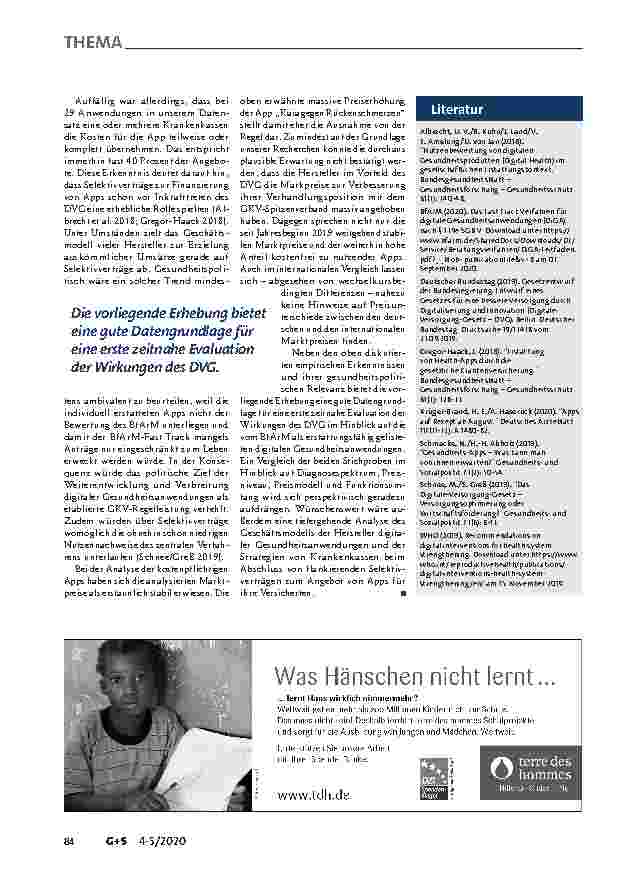 Vorschauseite 5: Digitale Gesundheitsanwendungen: Preise und Funktionen im Vergleich