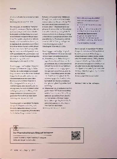 Vorschauseite 4: Vadadustat (symptomatische Anämie bei dialysepflichtiger chronischer Nierenerkrankung)