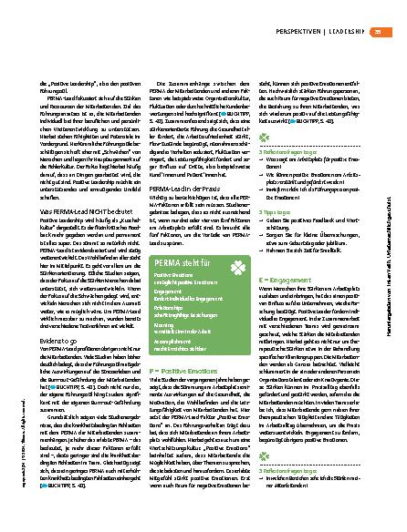 Vorschauseite 2: Fünf Faktoren für einen positiven Führungsstil
