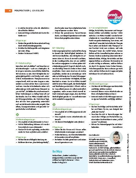 Vorschauseite 3: Fünf Faktoren für einen positiven Führungsstil