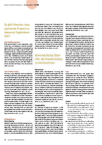 Vorschauseite 4: Früh übt sich