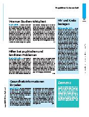 Vorschauseite 2: Zusammen die Angst das Gewicht nehmen