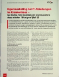 Vorschauseite 1: Eigenmarketing der IT-Abteilungen im Krankenhaus - tue Gutes, rede darüber und kommuniziere dazu mit den "Richtigen" (Teil 2)