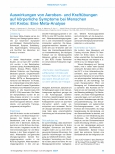 Vorschauseite 1: Auswirkungen von aerobenund Kraftübungen auf körperliche Symptome bei Menschen mit Krebs: Eine Meta-Analyse