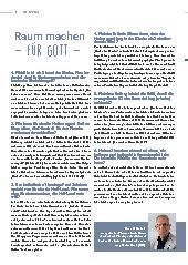 Vorschauseite 1: Raum machen - für Gott -