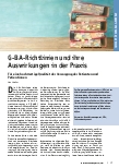 Vorschauseite 1: G-BA-Richtlinien und ihre Auswirkungen in der Praxis für eine hochwertige Qualität der Versorgung der Patienten und Patientinnen.