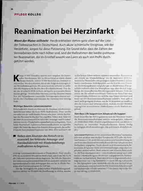 Vorschauseite 1: Reanimation bei Herzinfarkt