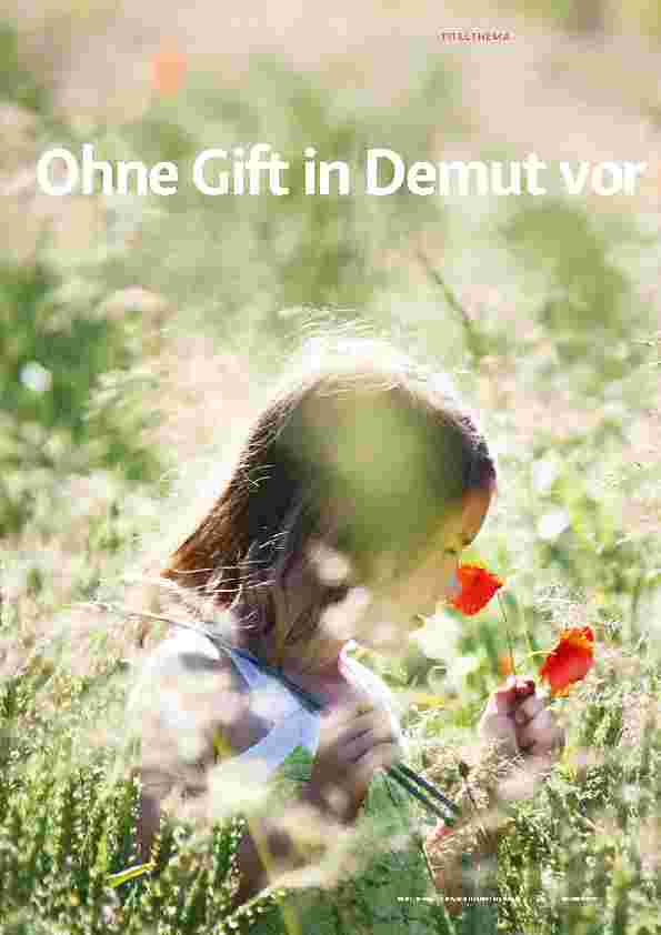 Vorschauseite 1: Ohne Gier in Demut vor der Natur